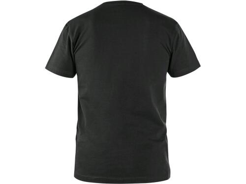 Tričko CXS NOLAN, krátký rukáv, černé, vel. 5XL